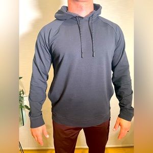 Lululemon men’s black hoodie lightweight with pockets minimalist extra large xl